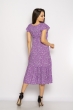Платье в мелкий цветочек 632F010-2 сиреневый