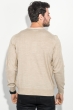 Джемпер мужской фактурный узор 50PD543 бежевый меланж Джемпер мужской фактурный узор 50PD543 бежевый меланж
