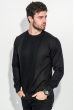 Джемпер мужской фактурный узор 50PD543 черный Джемпер мужской фактурный узор 50PD543 черный