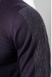 Джемпер мужской фактурный узор 50PD543 сиренево-серый Джемпер мужской фактурный узор 50PD543 сиренево-серый