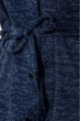 Платье (полубатал) женское с поясом 64PD290 синий меланж , люрикс