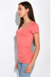 Женская футболка из хлопка 434V004-5 пудра