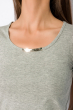 Женская футболка из хлопка 434V004-5 серый меланж