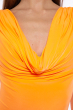 Платье облегающее 120P002 оранжевый
