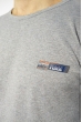 Лонгслив с принтом на груди 85F1008 светло-серый