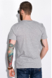 Стильная мужская футболка 148P113-13 светло-серый меланж