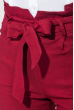 Брюки женские со сборкой на талии 64PD344 бордо