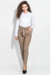 Брюки женские со сборкой на талии 64PD344 песочный