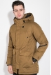 Куртка мужская теплая, удлиненная 673K002 горчичный