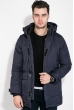 Куртка мужская теплая, удлиненная 673K002 синий