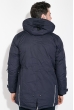 Куртка мужская теплая, удлиненная 673K002 синий