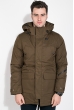 Куртка мужская теплая, удлиненная 673K002 хаки