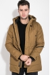Куртка мужская теплая, удлиненная 673K002 горчичный