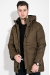 Куртка мужская теплая, удлиненная 673K002 хаки