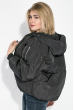 Куртка женская, спортивная, с карманами на груди 174V002 черный