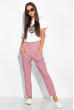 Стильные брюки с карманами 120PFL345149 бледно-розовый