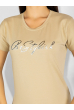 Футболка женская бежевая 85F077-1 бежевый