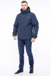 Куртка спортивная 120PCHB5221 темно-синий меланж