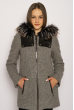 Пальто женское 130P004 светло-серый