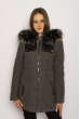 Пальто женское 130P004 серый