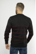 Стильный мужской свитер 85F059 грифельно-черный