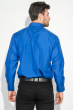 Рубашка мужская в крупную полоску 50PD0872-11 электрик