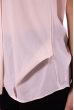 Блуза женская  со сборками 118P388 пудровый