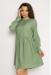 Изящное платье 632F015 зеленый