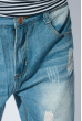 Шорты мужские джинс с подворотами 105V001-1 голубой