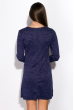 Платье с карманами 120PO7506 синий меланж