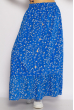 Юбка макси декорированная пуговицами 632F001-2 синий