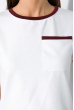 Костюм женский спортивный с короткими рукавами 151P121 бело-бордовый