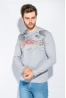 Джемпер мужской стильный 415F003 светло-серый