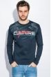 Джемпер мужской стильный 415F003 темно-синий