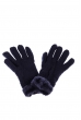 Перчатки женские 254V003 темно-синий