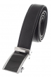 Ремень мужской пряжка с внутренним вертикальным узором 23P016-8 черный