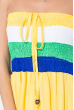 Сарафан женский  с открытыми плечами 81P3203 желто-синий