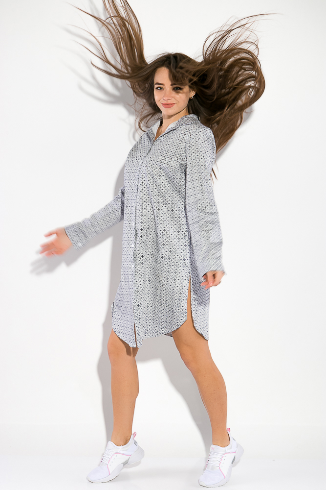 

Платье-туника женское 64PD290-8, Бело-синий;круги