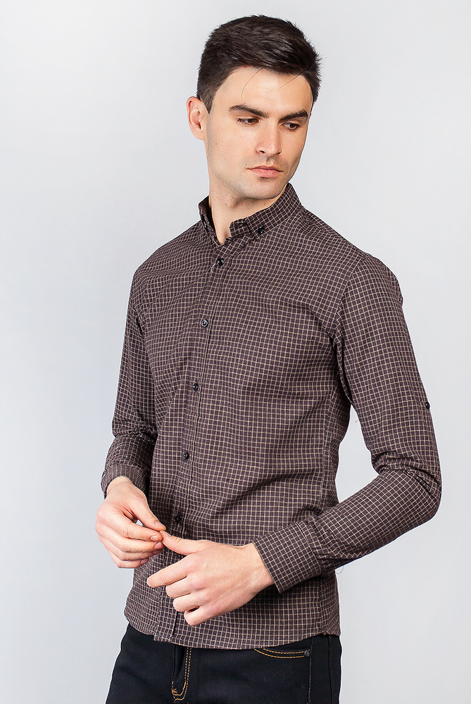 Рубашка темные цвета 371F004