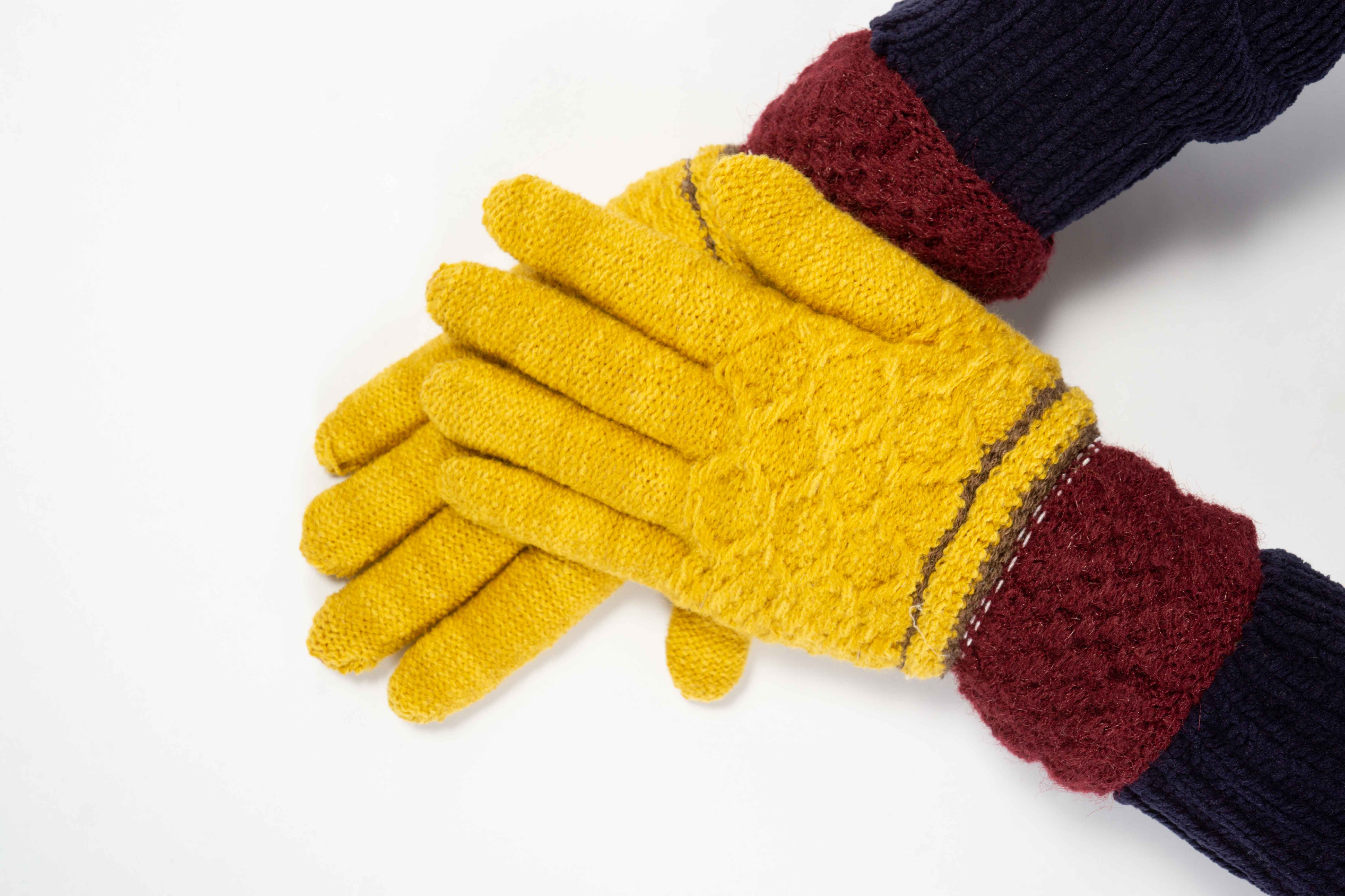 

Перчатки 202P009, Горчичный