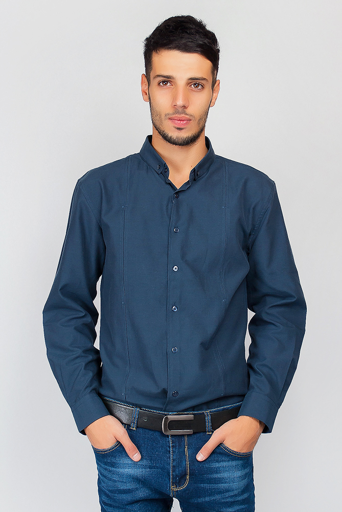 Рубашка мужская классический крой 641K006