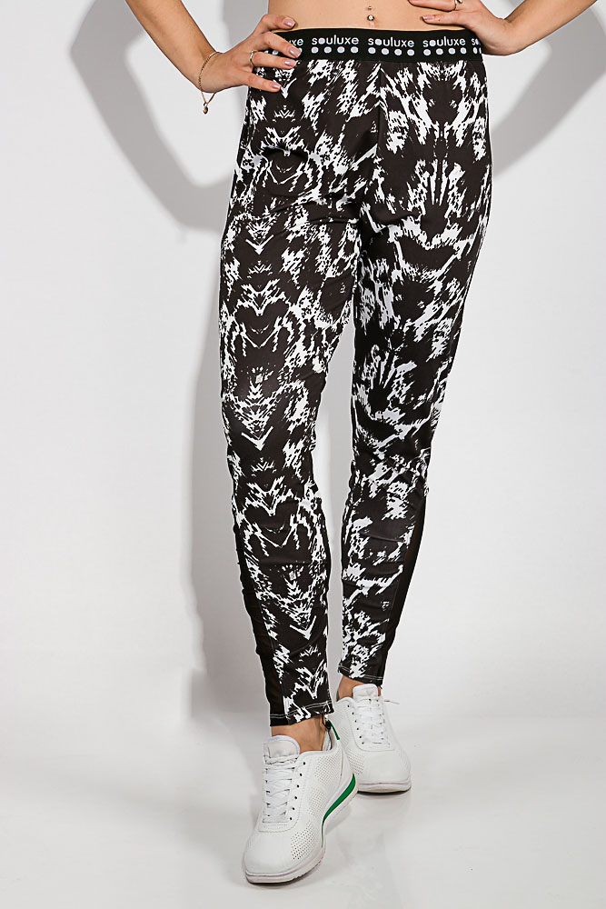 

Лосины женские 516F308, Черно-белый