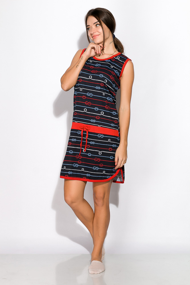 

Ночная рубашка женская 107P042, Темно-синий