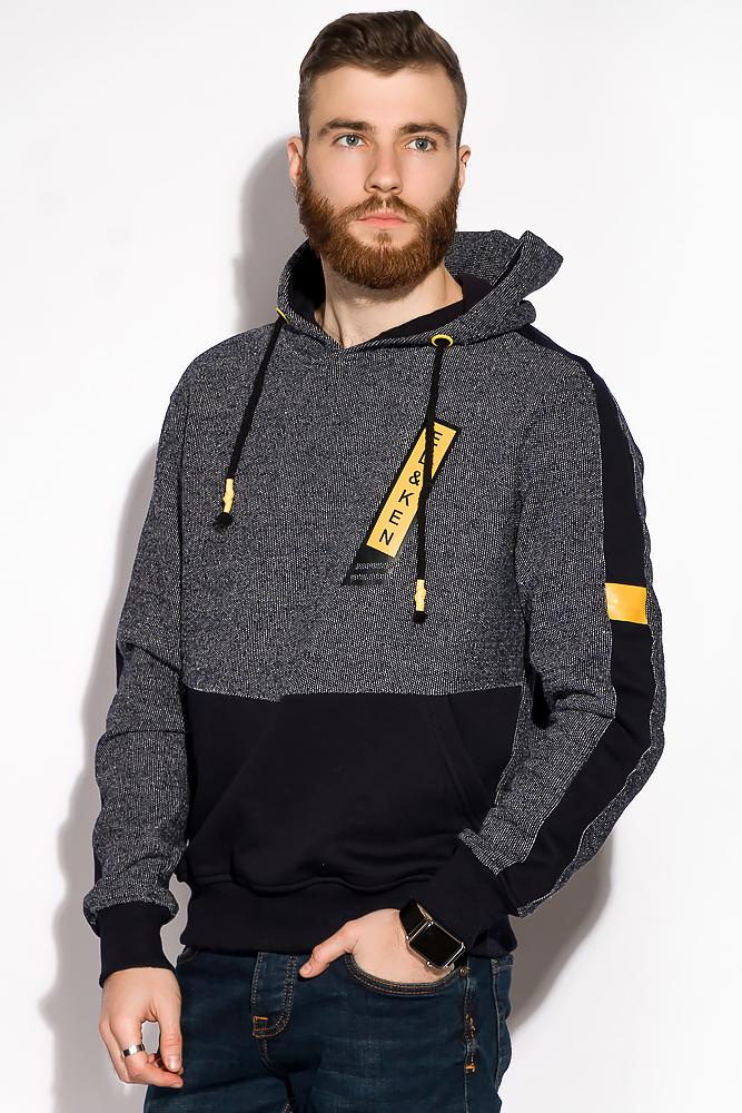 

Толстовка на флисе 120PELK444, Темно-синий/желтый