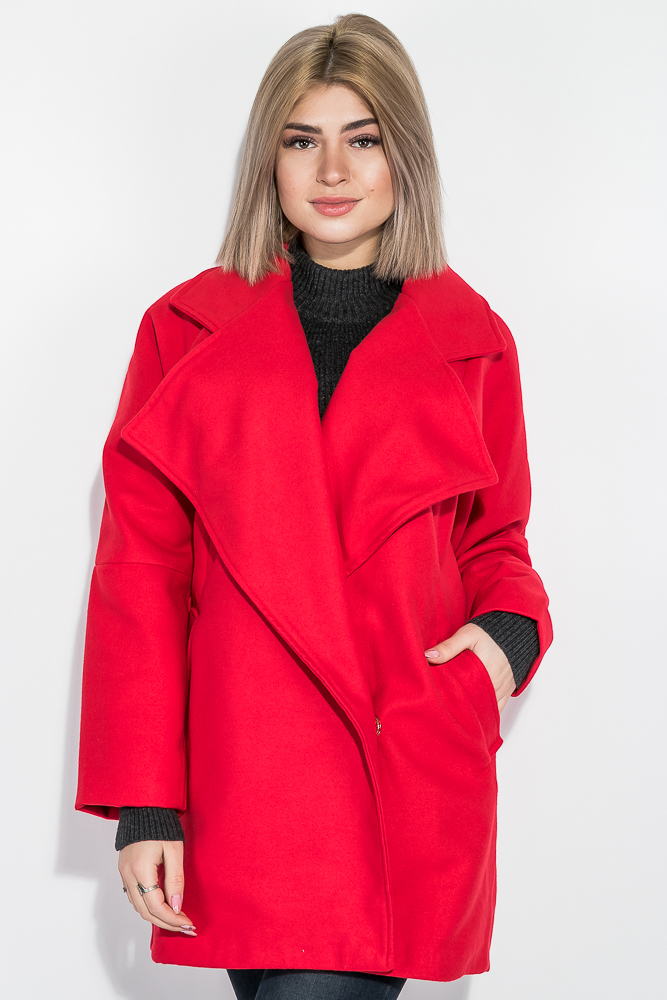 

Пальто (батал) укороченное 72PD125, Коралловый;горчичный;красный
