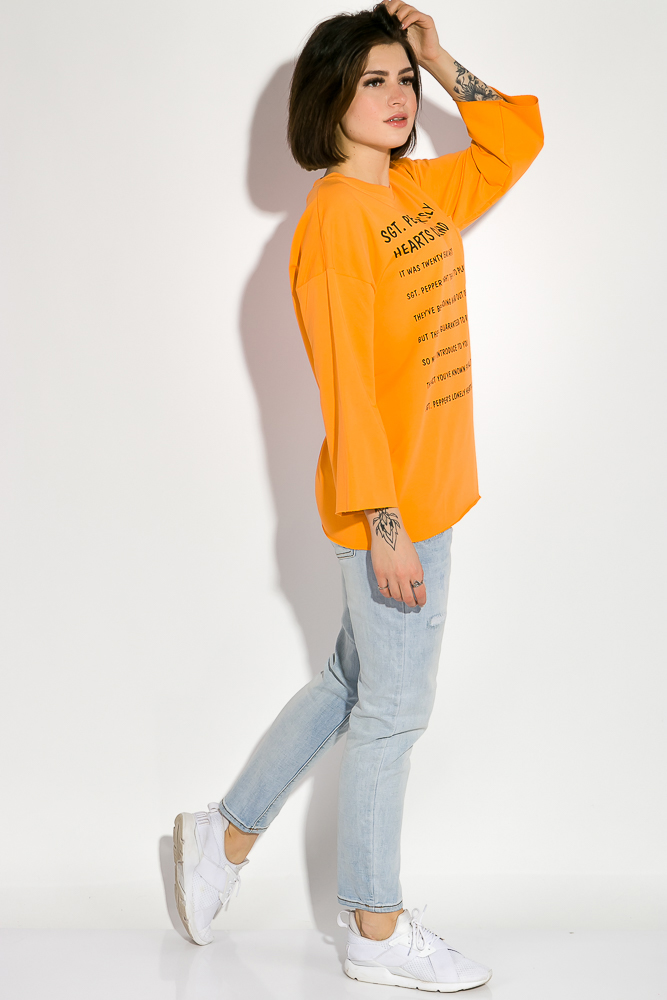 

Свитшот женский, с текстовым принтом 32P055, Черный;темно-синий;хаки;голубой;красный;серый;молочный;электрик;вишневый;оранжевый