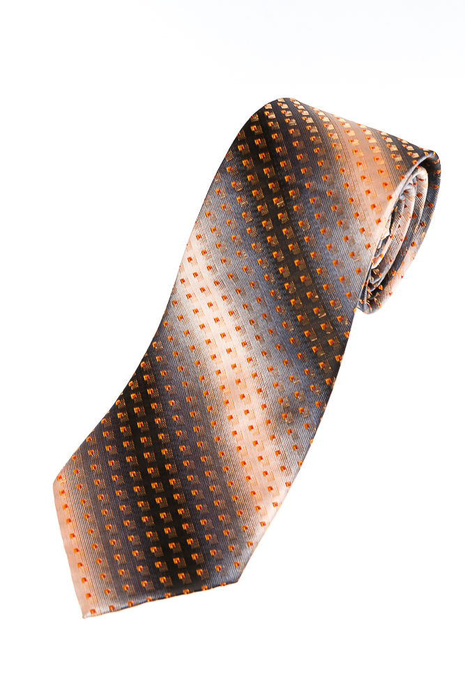 Галстук мужской комбинация принтов горох/полоска 50PA0022