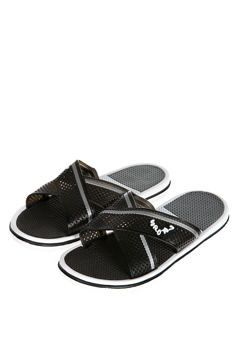 

Шлепанцы 11P026, Коричневый;синий;черный