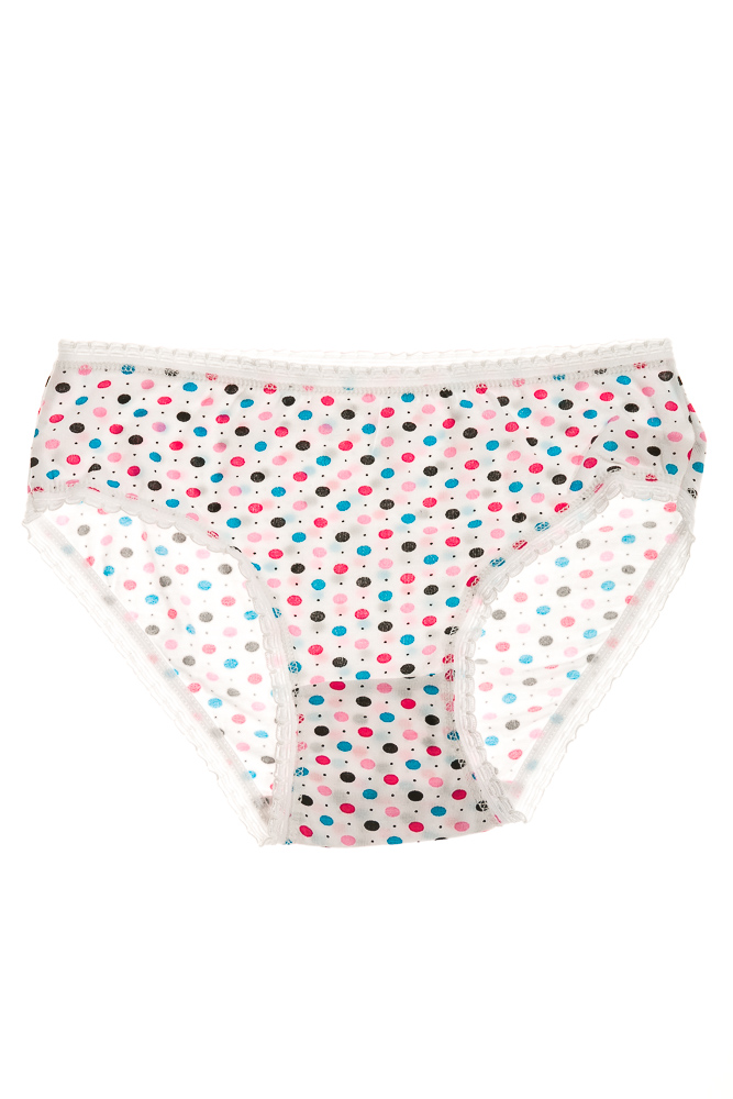 

Трусы женские 122P047 junior, Цветной горох