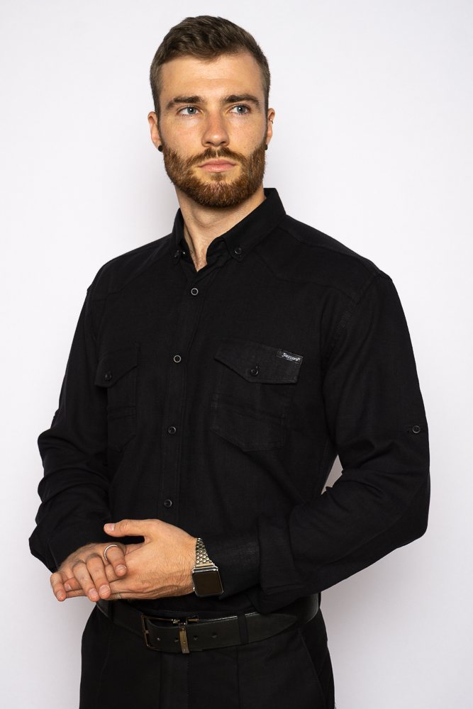 

Рубашка с длинными рукавами 644f014, Белый;джинс;кирпичный;черный